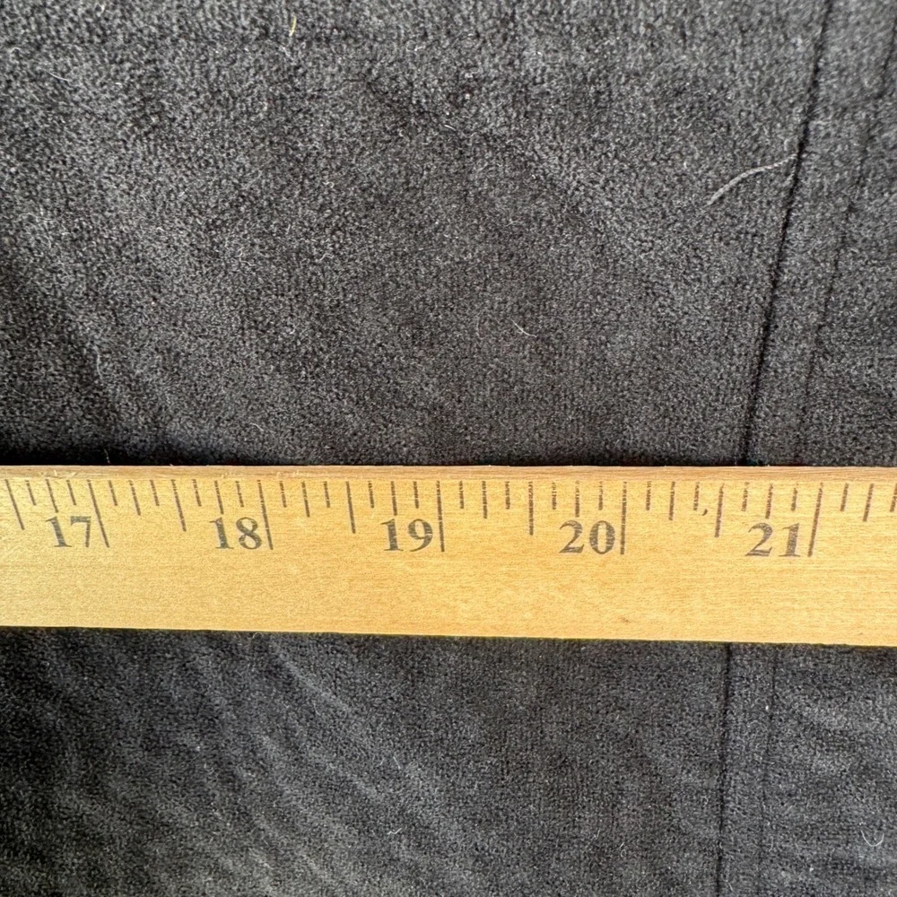Lovesac‎ Sactionals Cover Black Padded Velvet Suede Replacement 36X21X3